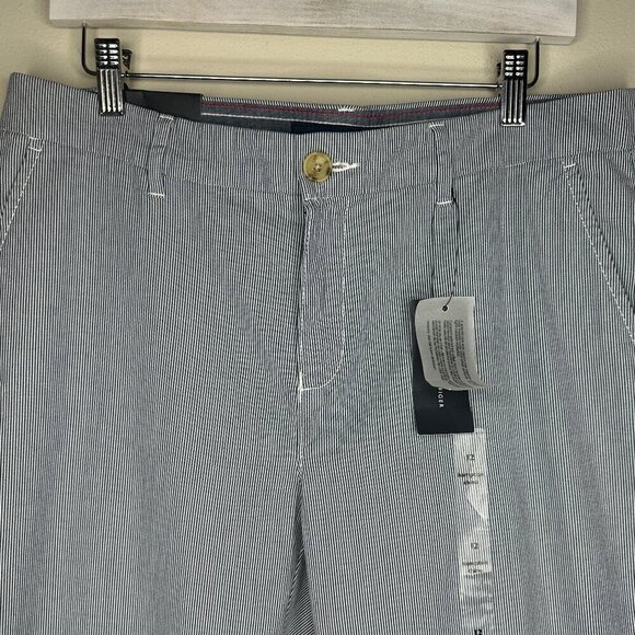 NWT TOMMY HILFIGER HAMPTON STRETCH STRIPED CHINOS - SIZE 12 - Picture 3 of 13